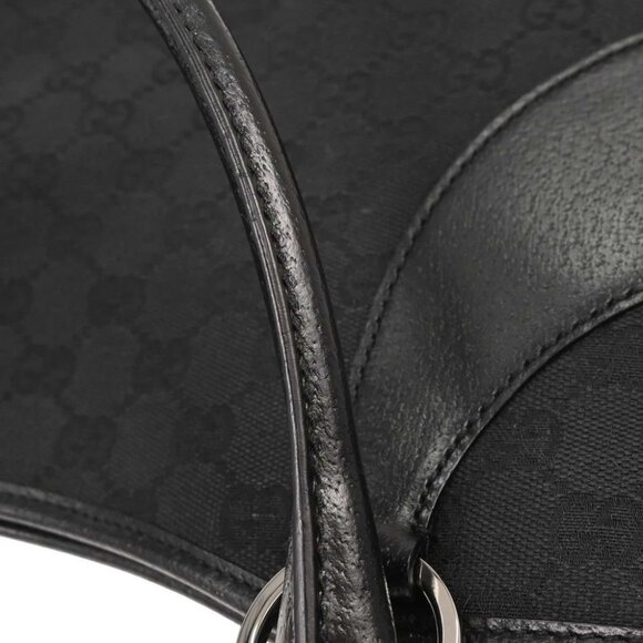 Gucci Black Canvas GG Tote Handbag - Picture 5 of 10